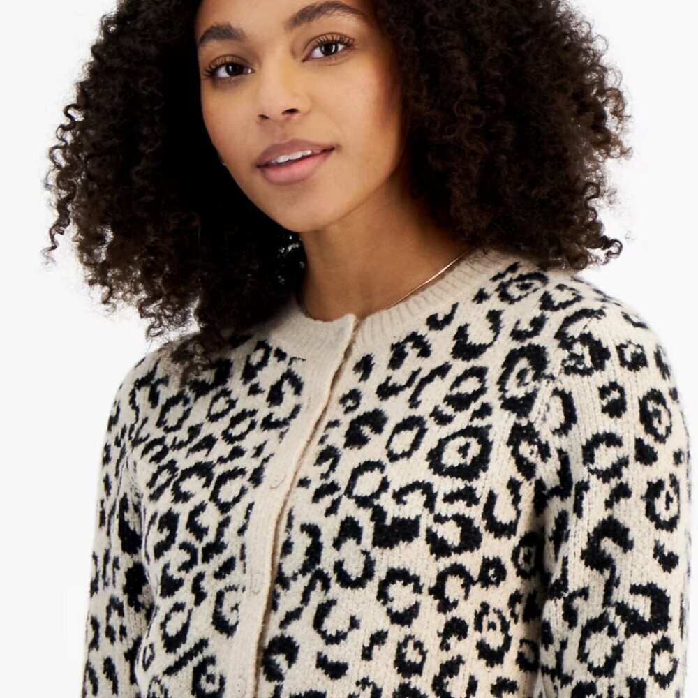 NWT Madden Girl Juniors' Crewneck Mossy Button Front Cardigan Size XL​​​​ - Picture 3 of 8